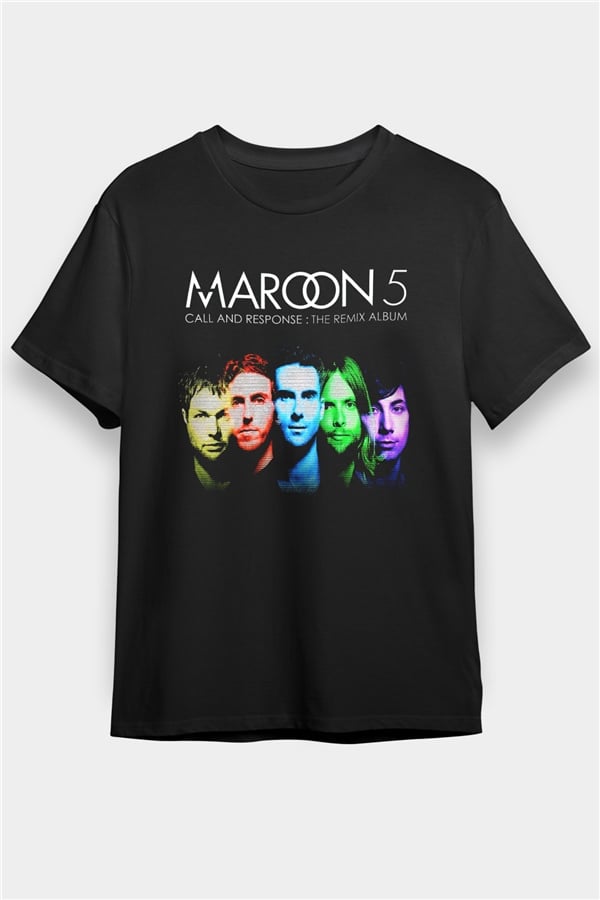 Maroon 5 Black Unisex T-Shirt