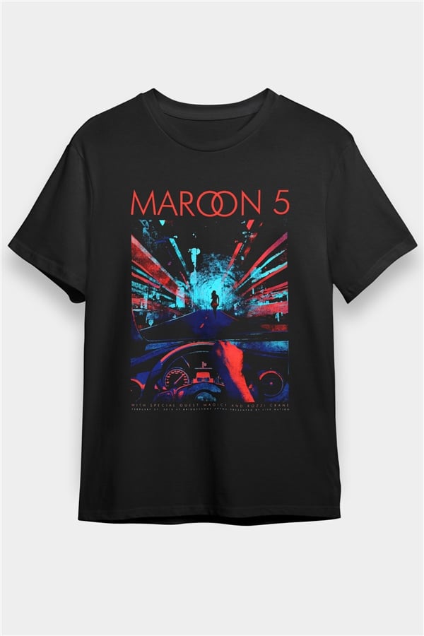 Maroon 5 Black Unisex T-Shirt
