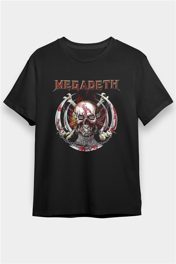 Megadeth Printed Unisex Black T-Shirt