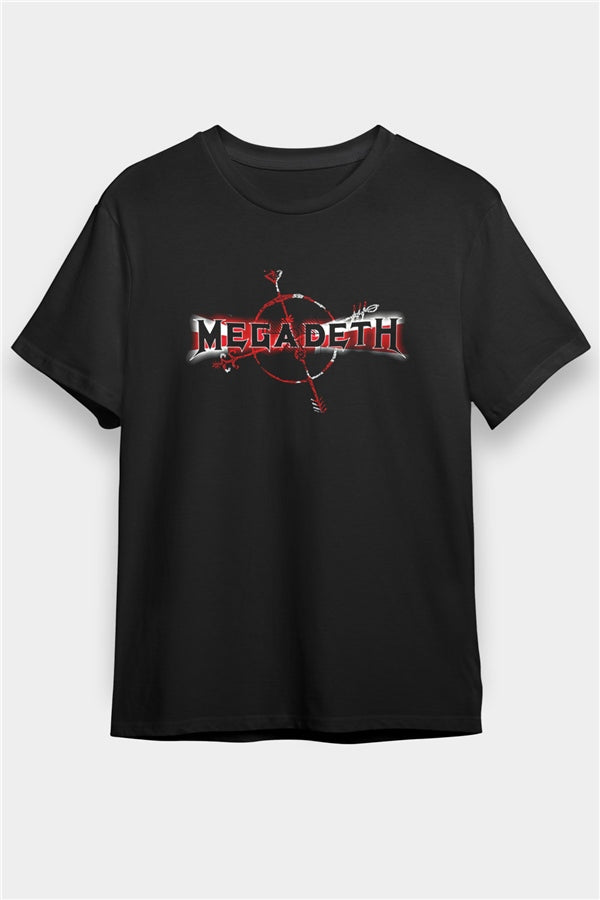 Megadeth Printed Unisex Black T-Shirt