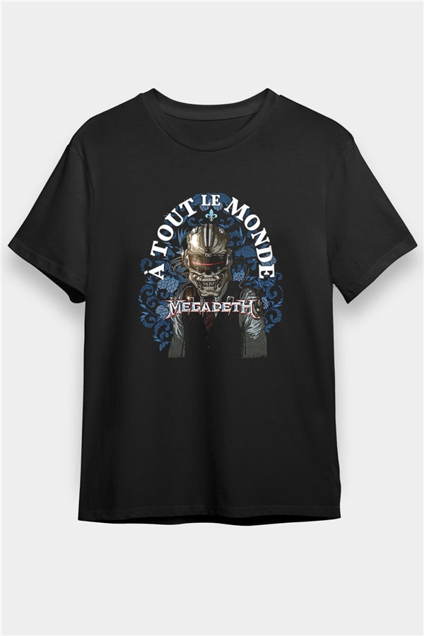 Megadeth Printed Unisex Black T-Shirt