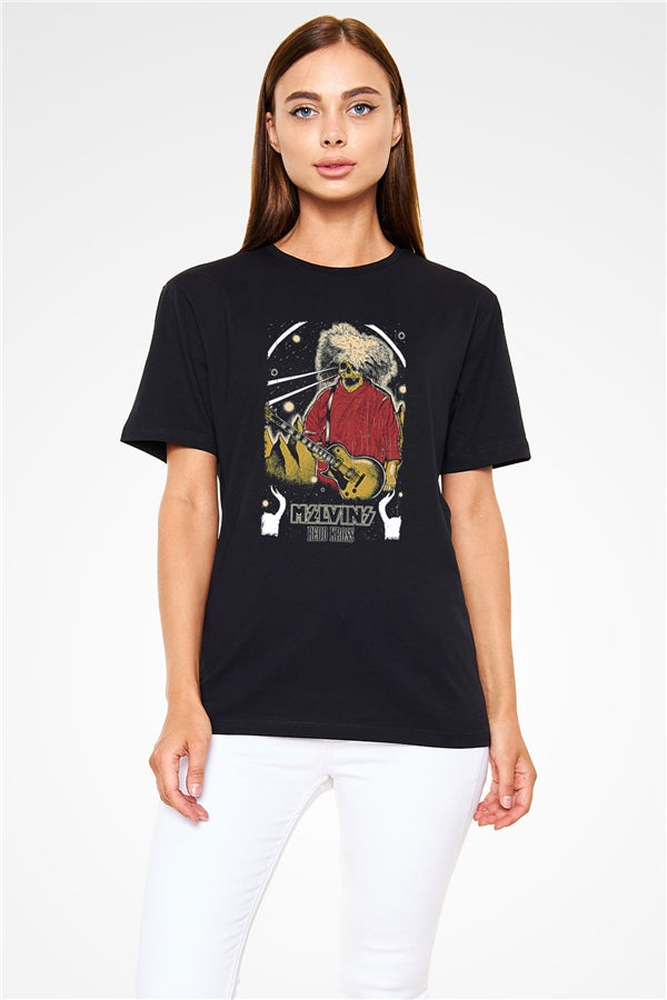 Melvins Printed Unisex Black T-Shirt