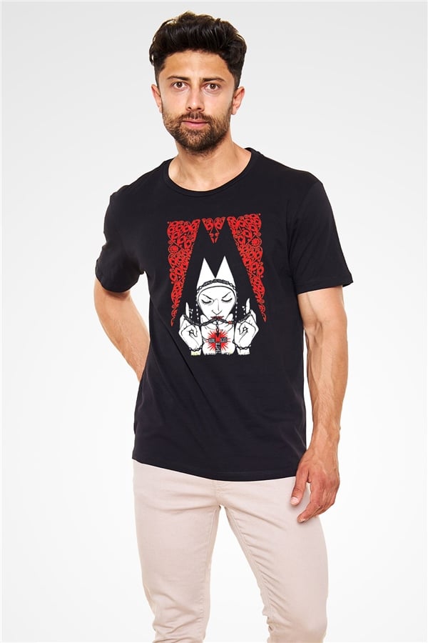 Melvins Printed Unisex Black T-Shirt