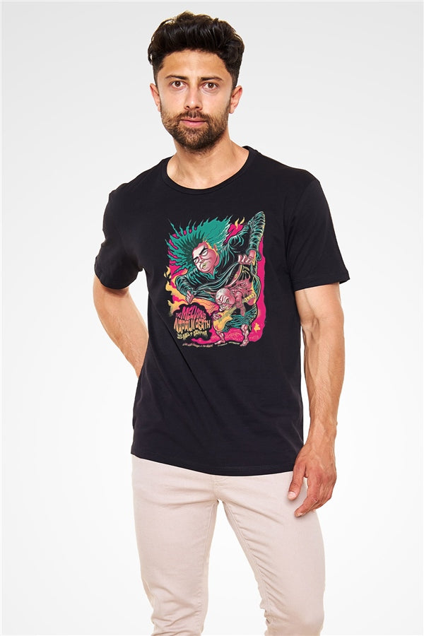 Melvins Printed Unisex Black T-Shirt