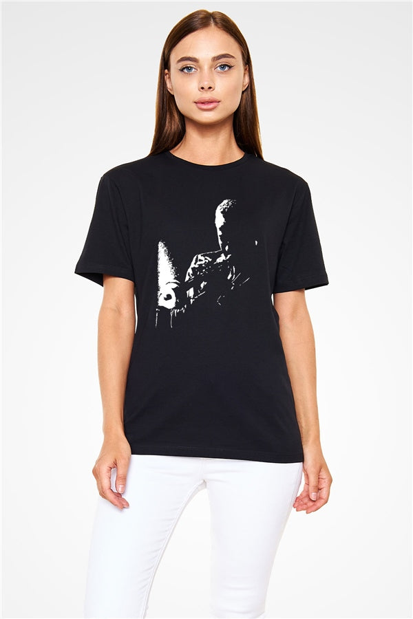 Miles Davis Printed Unisex Black T-Shirt