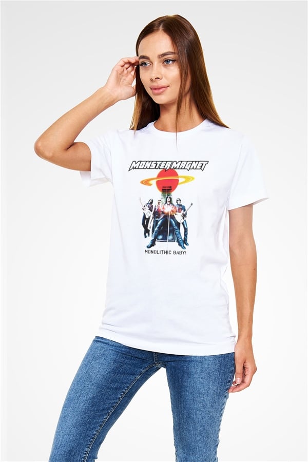 Monster Magnet White Unisex T-Shirt