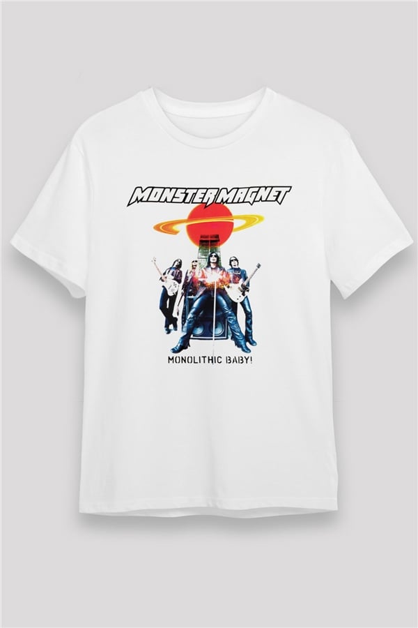 Monster Magnet White Unisex T-Shirt
