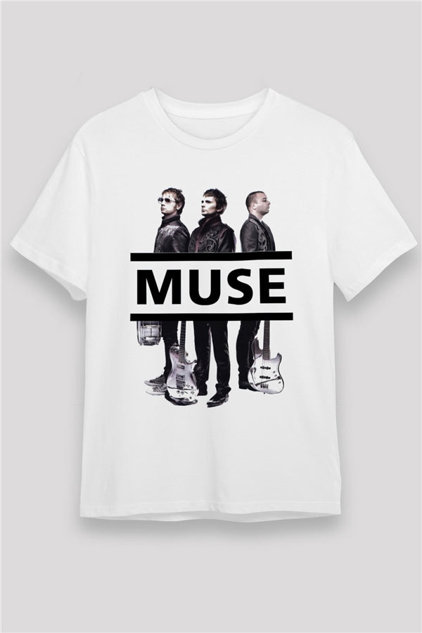 Muse White Unisex T-Shirt