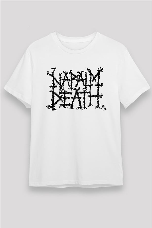 Napalm Death White Unisex T-Shirt