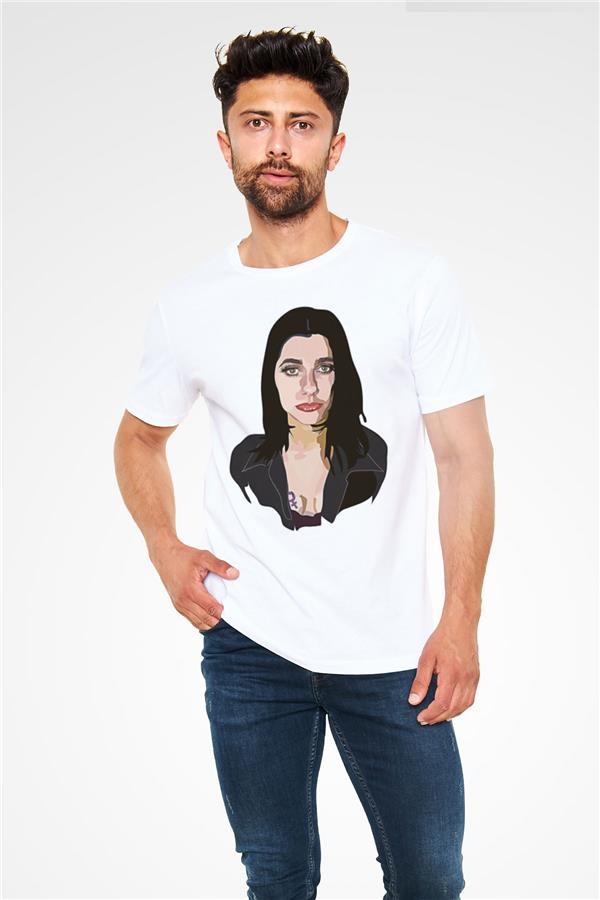 Pj Harvey Printed Unisex White T-Shirt