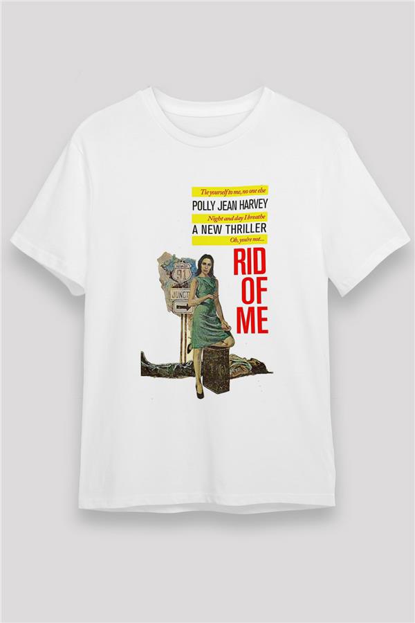 Pj Harvey Printed Unisex White T-Shirt