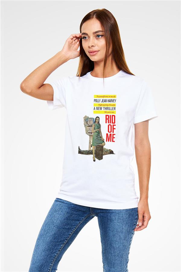 Pj Harvey Printed Unisex White T-Shirt