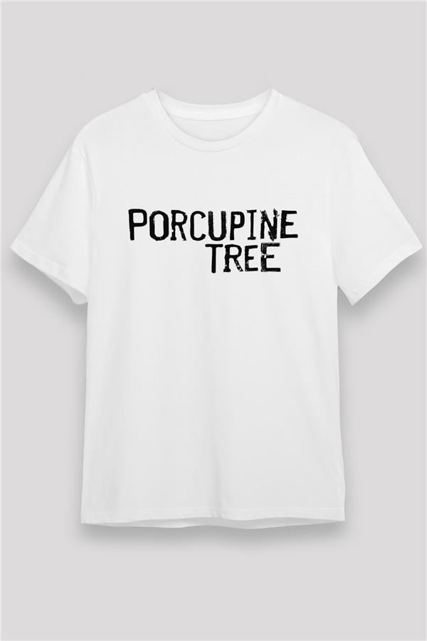 Porcupine Tree Printed Unisex White T-Shirt
