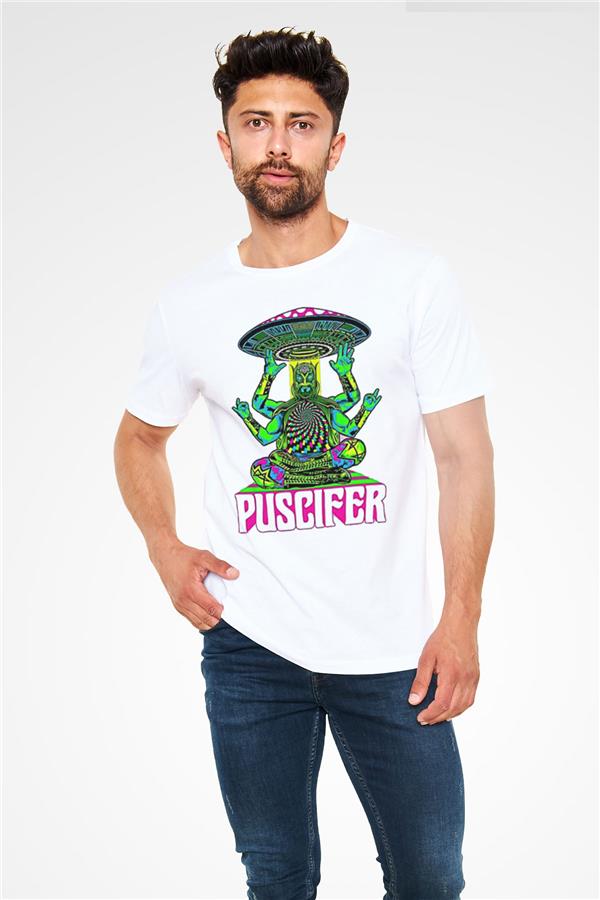 Puscifer Printed Unisex White T-Shirt