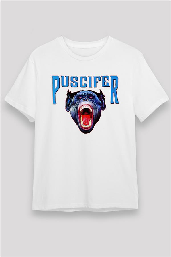 Puscifer Printed Unisex White T-Shirt