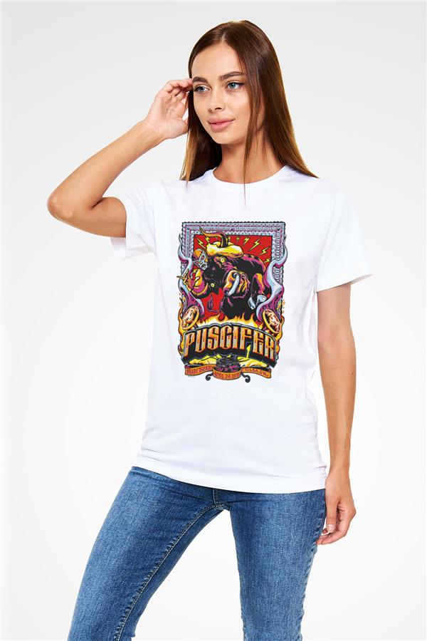 Puscifer Printed Unisex White T-Shirt