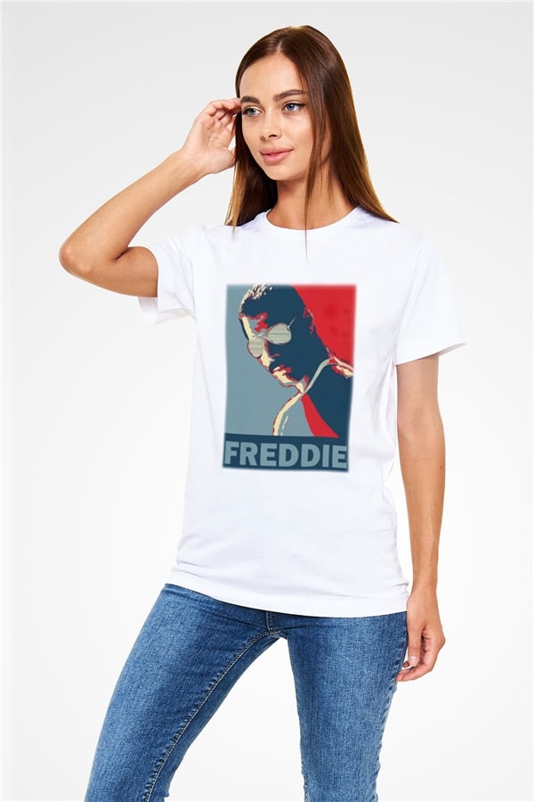 Queen White Unisex T-Shirt