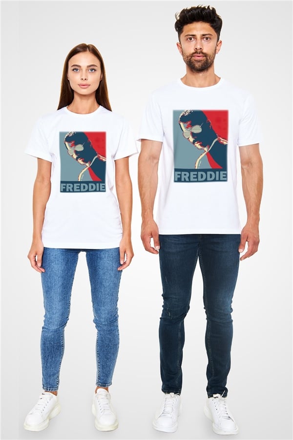 Queen White Unisex T-Shirt