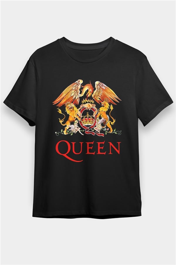 Queen Black Unisex T-Shirt