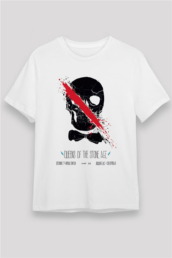 Queens of the Stone Age White Unisex T-Shirt