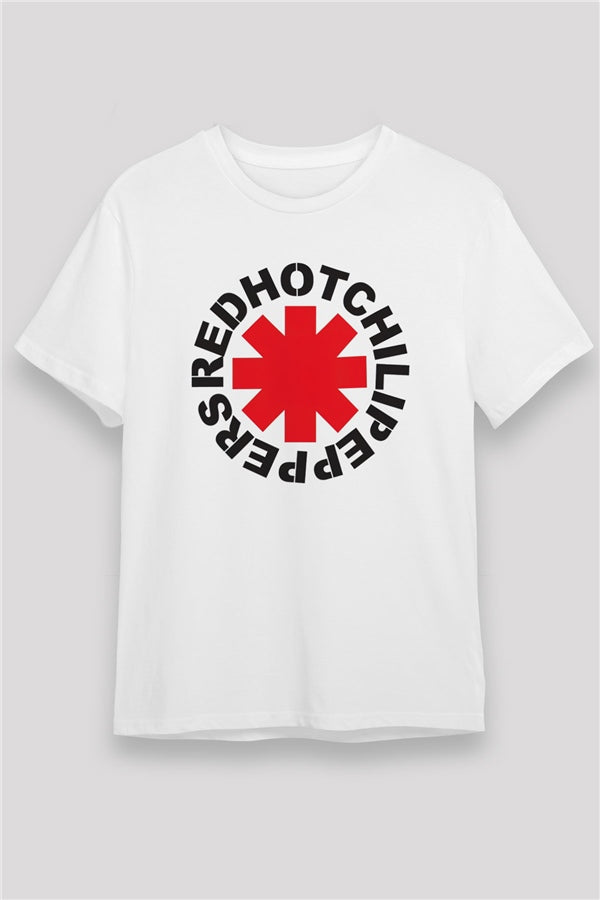 Red Hot Chili Peppers White Unisex T-Shirt