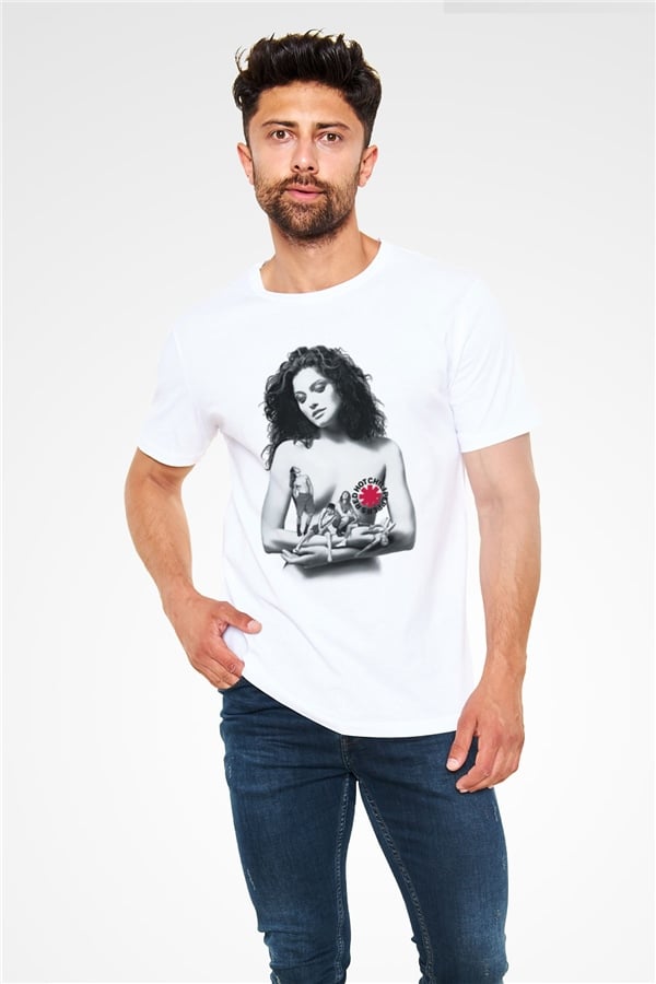 Red Hot Chili Peppers White Unisex T-Shirt