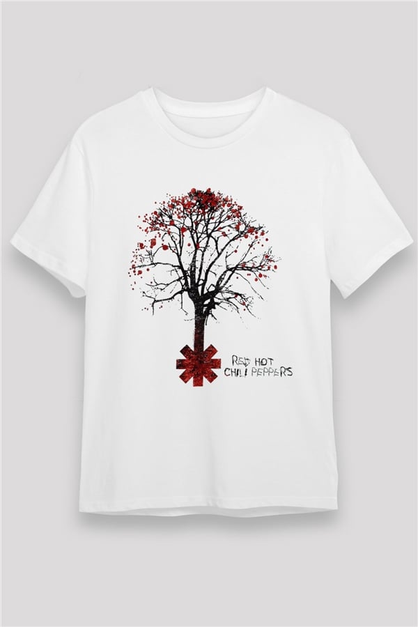 Red Hot Chili Peppers White Unisex T-Shirt