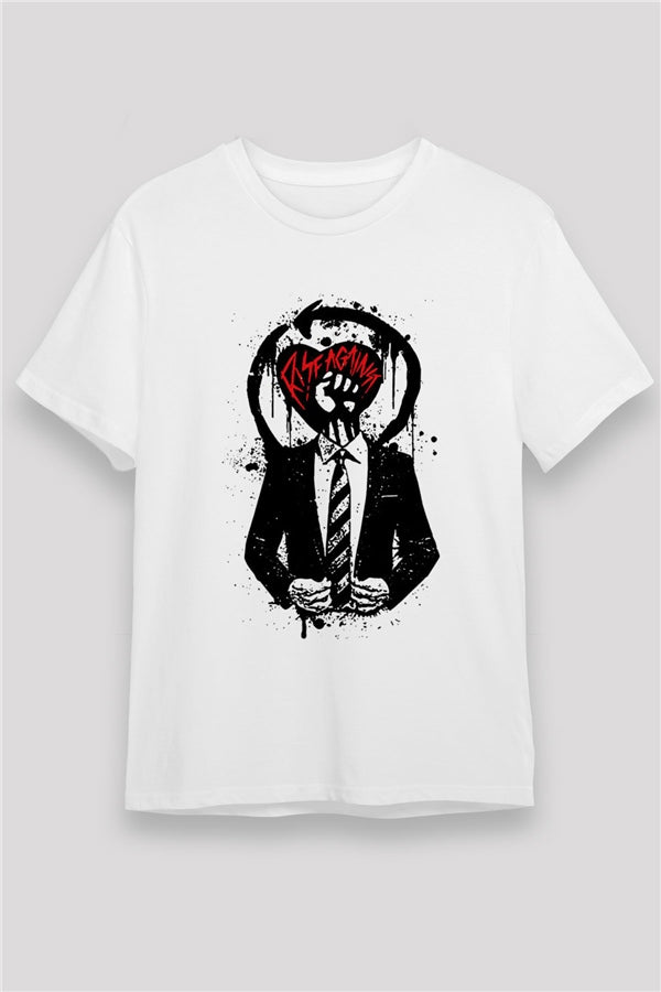 Rise Against White Unisex T-Shirt