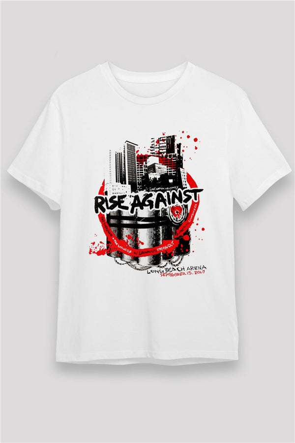 Rise Against White Unisex T-Shirt