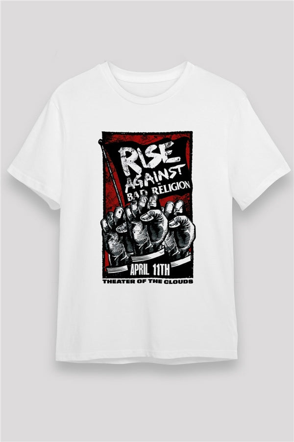 Rise Against White Unisex T-Shirt