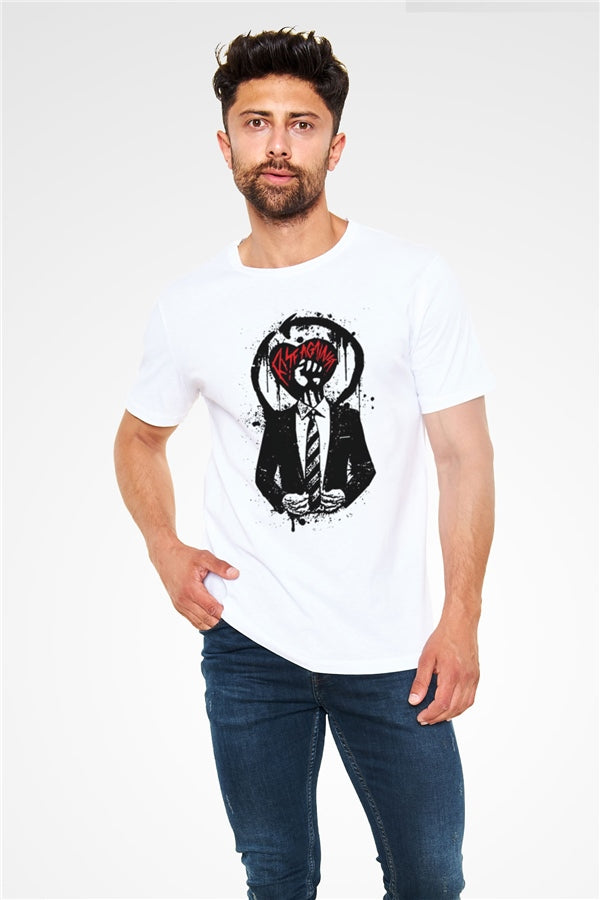 Rise Against White Unisex T-Shirt