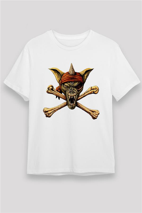 Running Wild Printed Unisex White T-Shirt