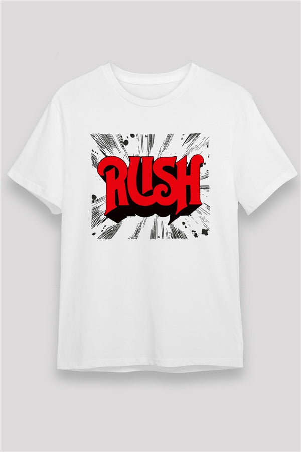 Rush White Unisex T-Shirt