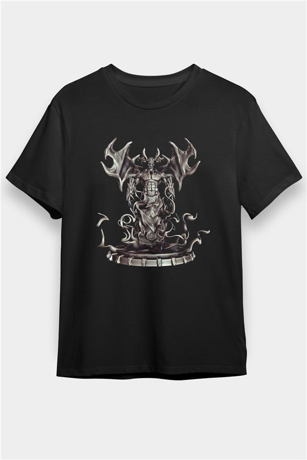 Samael Printed Unisex Black T-Shirt