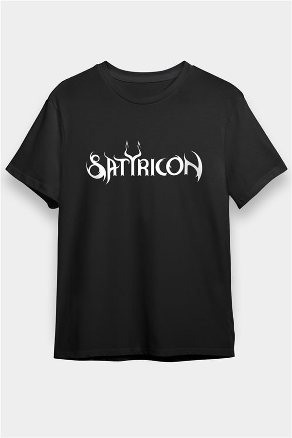 Satyricon Printed Unisex Black T-Shirt