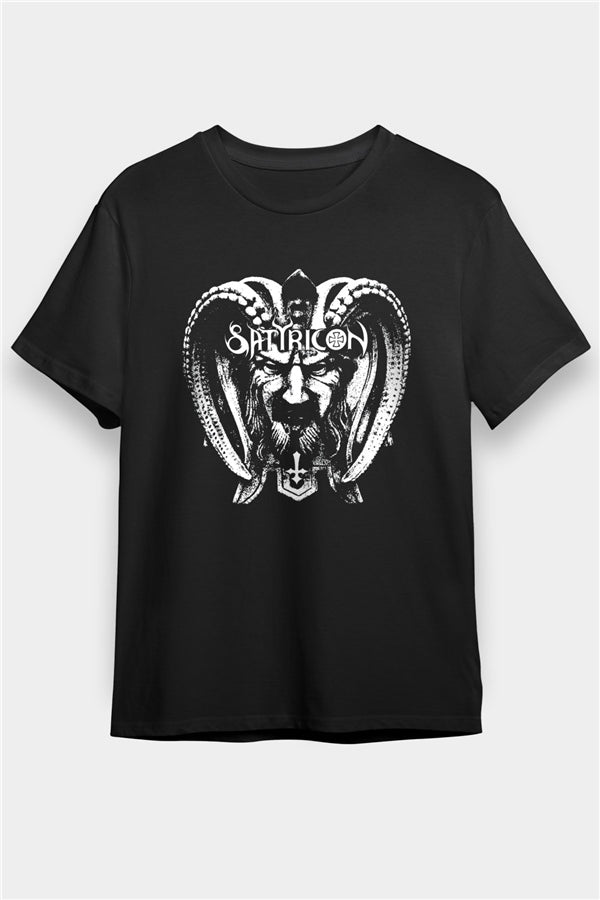 Satyricon Printed Unisex Black T-Shirt