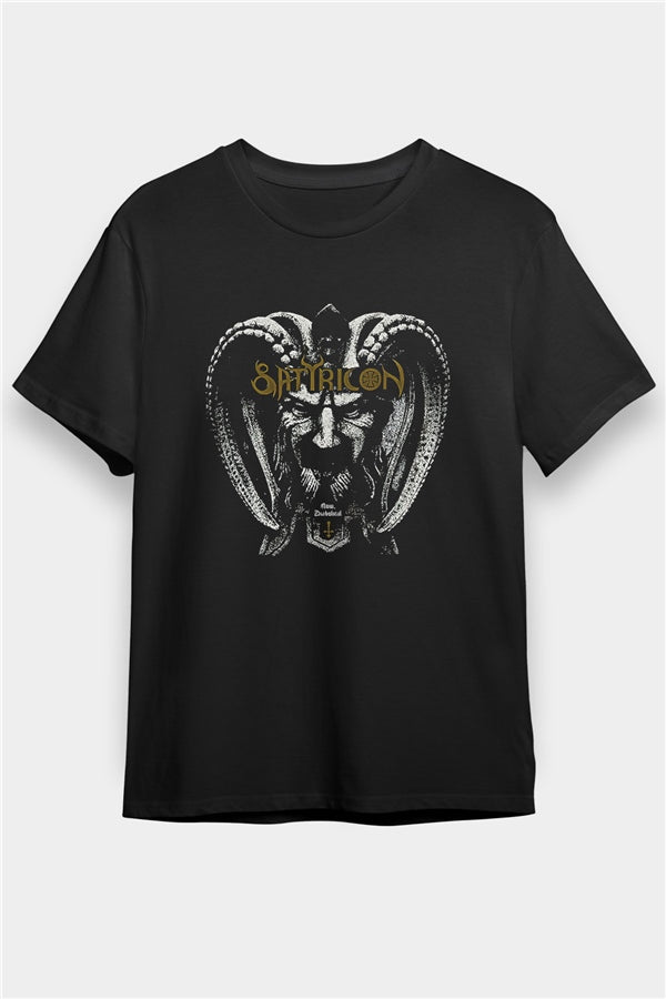 Satyricon Printed Unisex Black T-Shirt