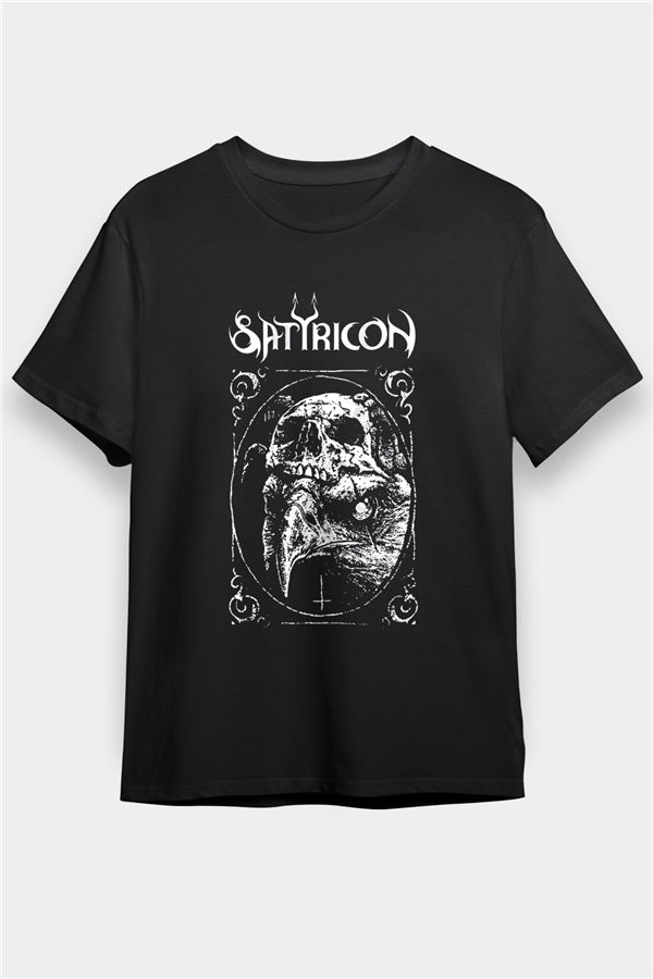 Satyricon Black Unisex Printed T-Shirt