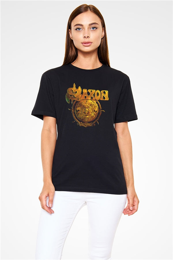 Saxon Black Unisex T-Shirt