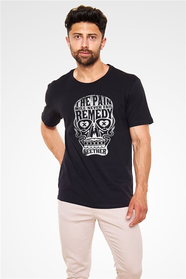 Seether Black Unisex T-Shirt