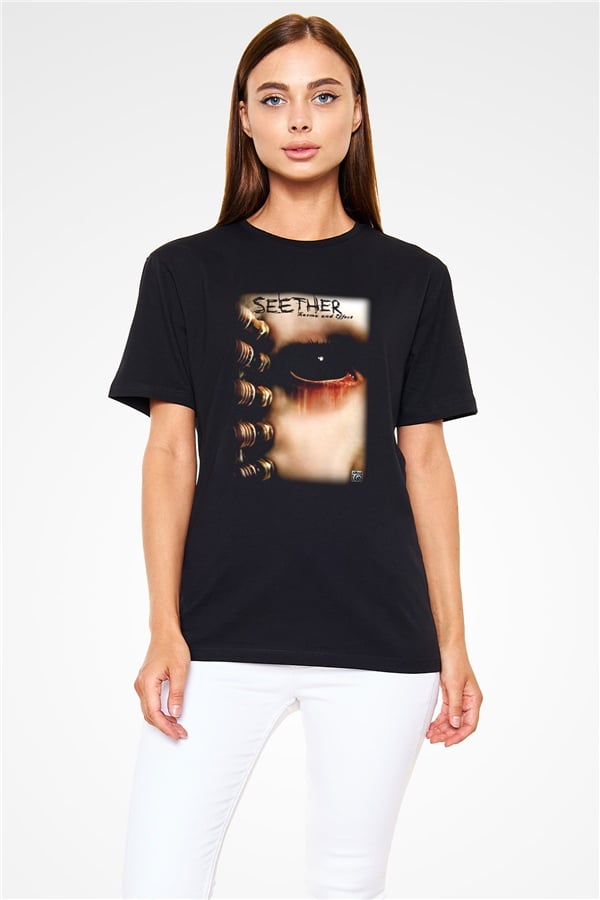Seether Black Unisex T-Shirt