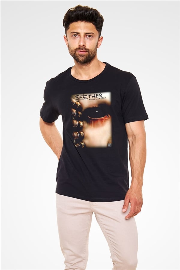 Seether Black Unisex T-Shirt