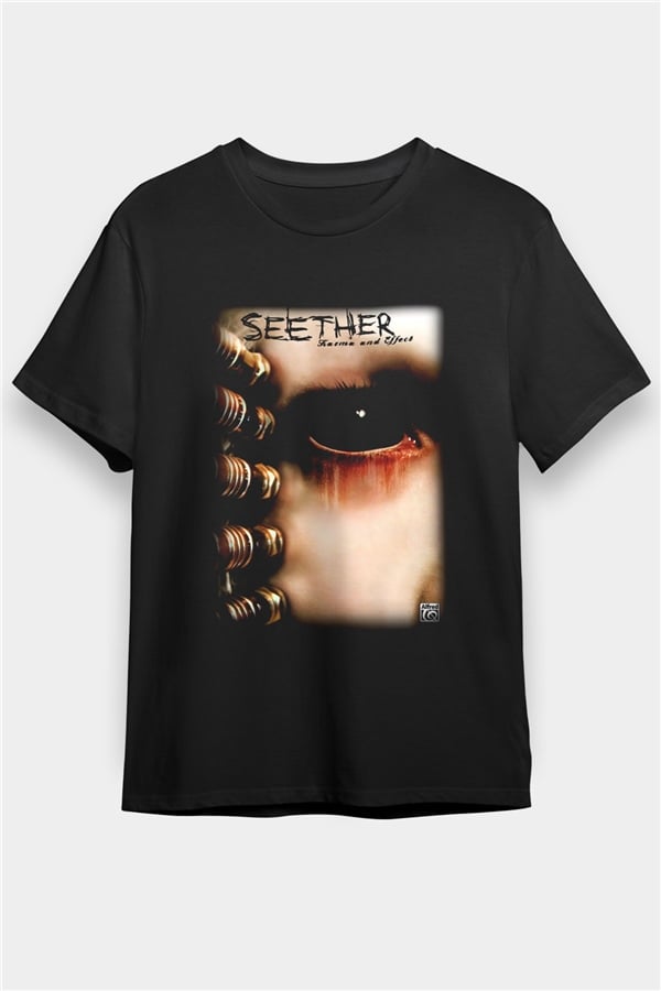 Seether Black Unisex T-Shirt