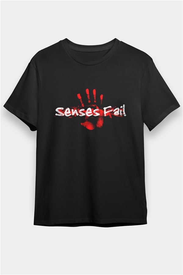 Senses Fail Black Unisex T-Shirt