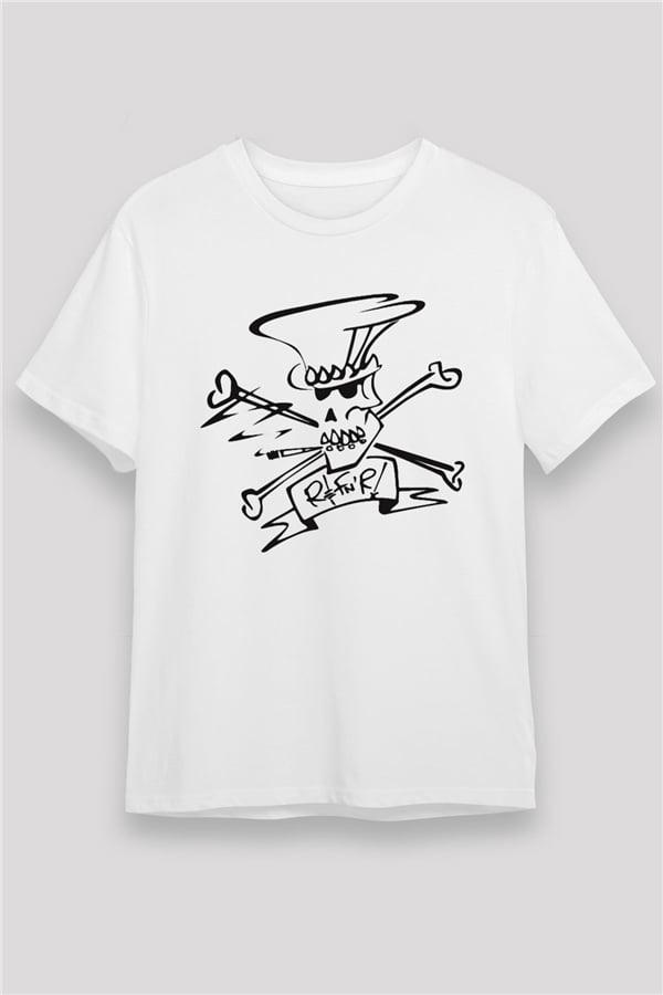 Slash White Unisex T-Shirt