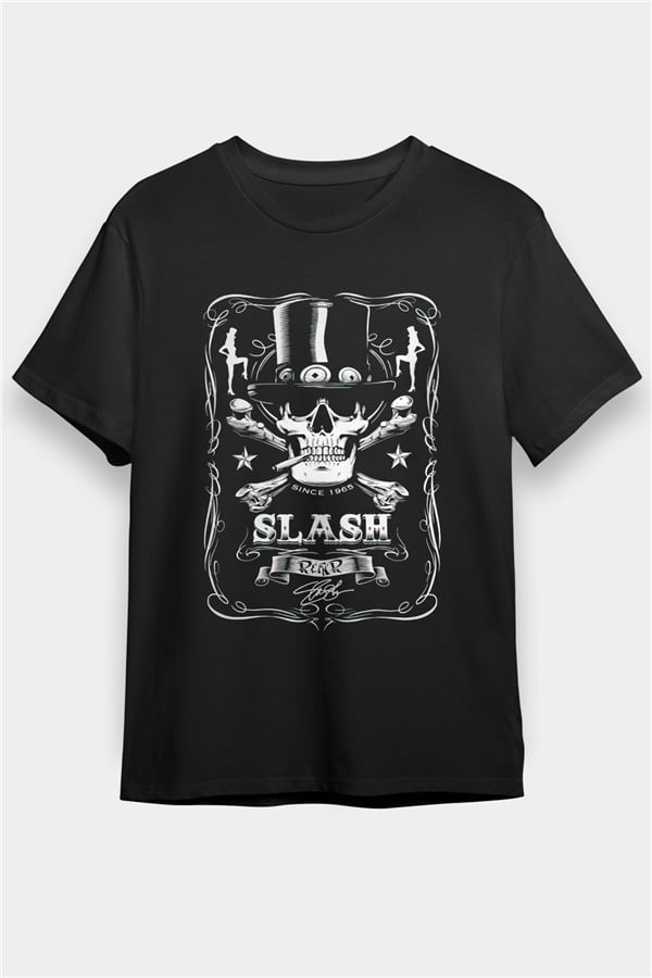 Slash Black Unisex T-Shirt
