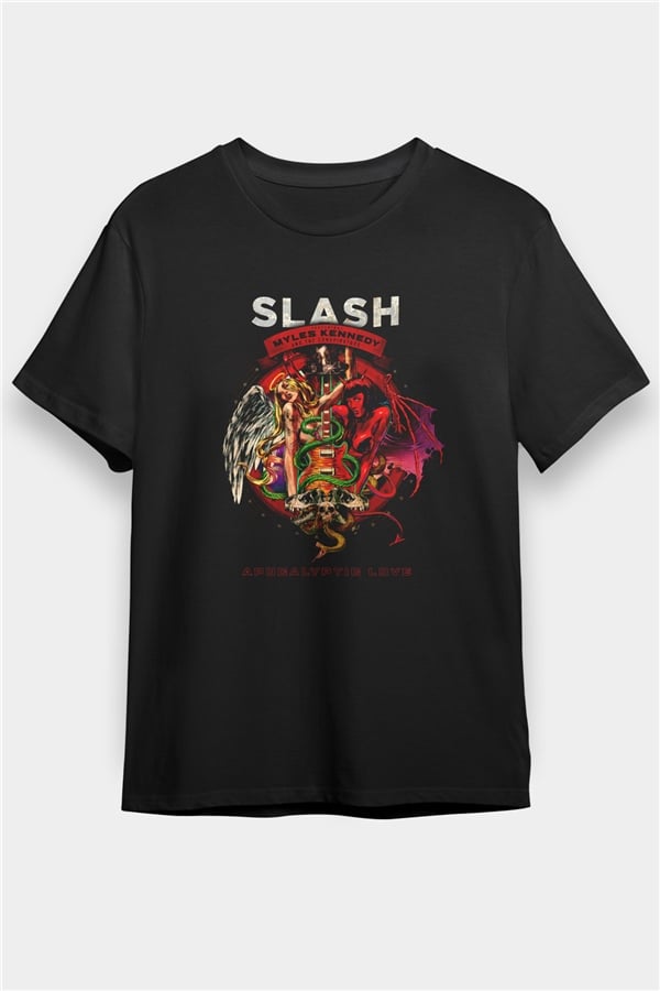 Slash Black Unisex T-Shirt