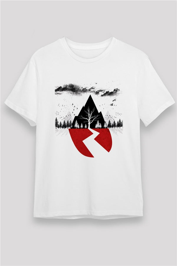 Sleeping with Sirens White Unisex T-Shirt