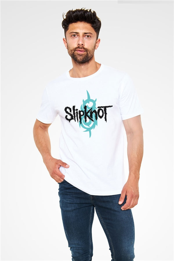 Slipknot White Unisex T-Shirt