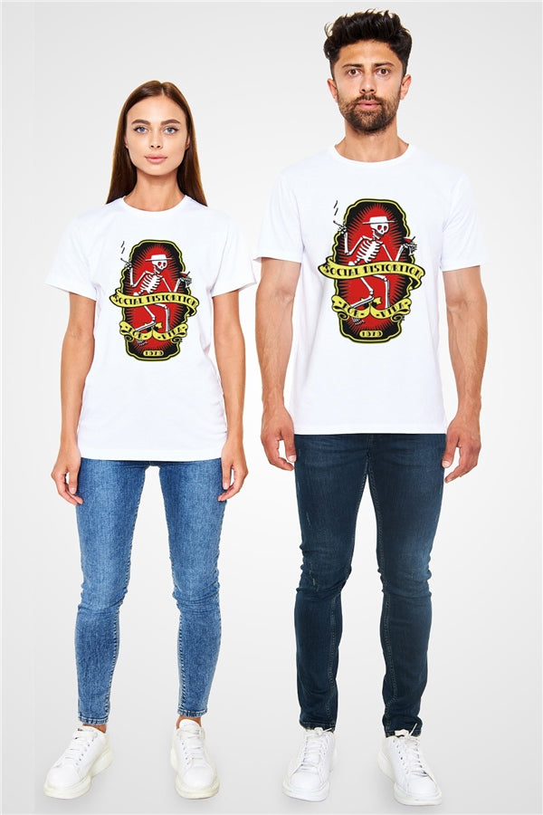 Social Distortion White Unisex T-Shirt